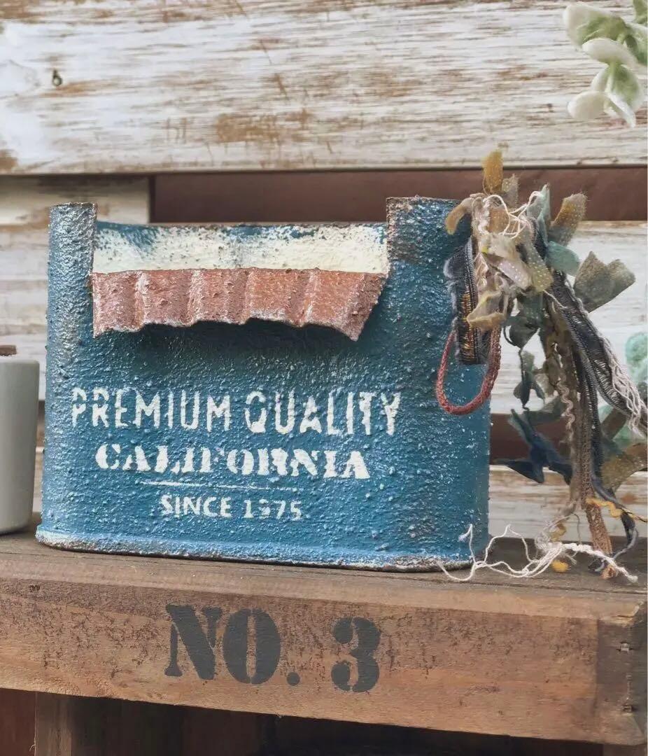 リメイク缶　お家モチーフ　No.421