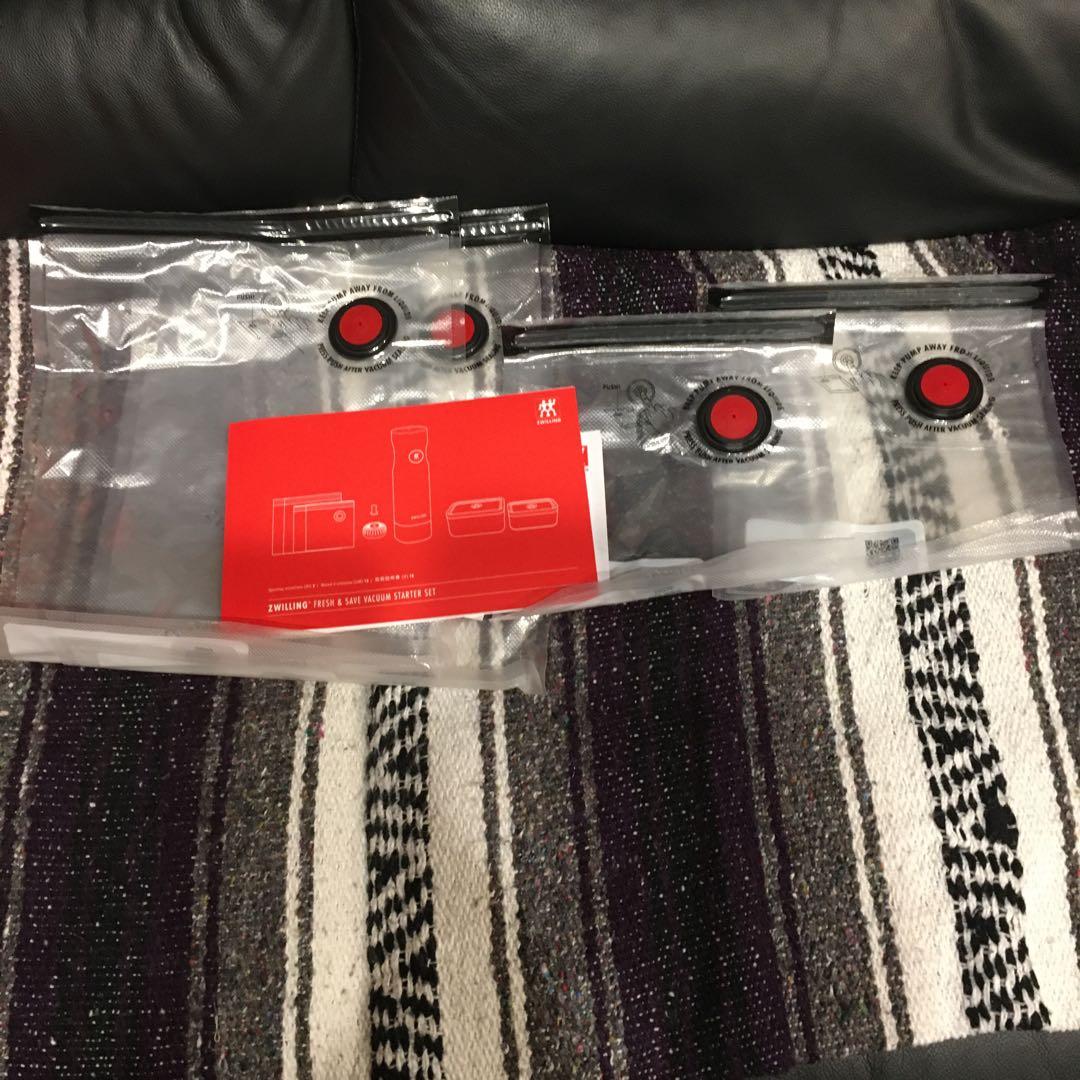 フレッシュ&セーブ真空パック機スターター7点セット+プラスチック製コンテナ1個