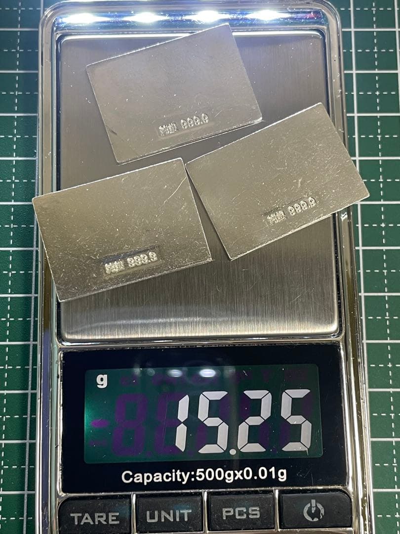 純銀レリーフ プレート ミニ 波の浮世絵 15.25g♪ 3/22までの出品予定