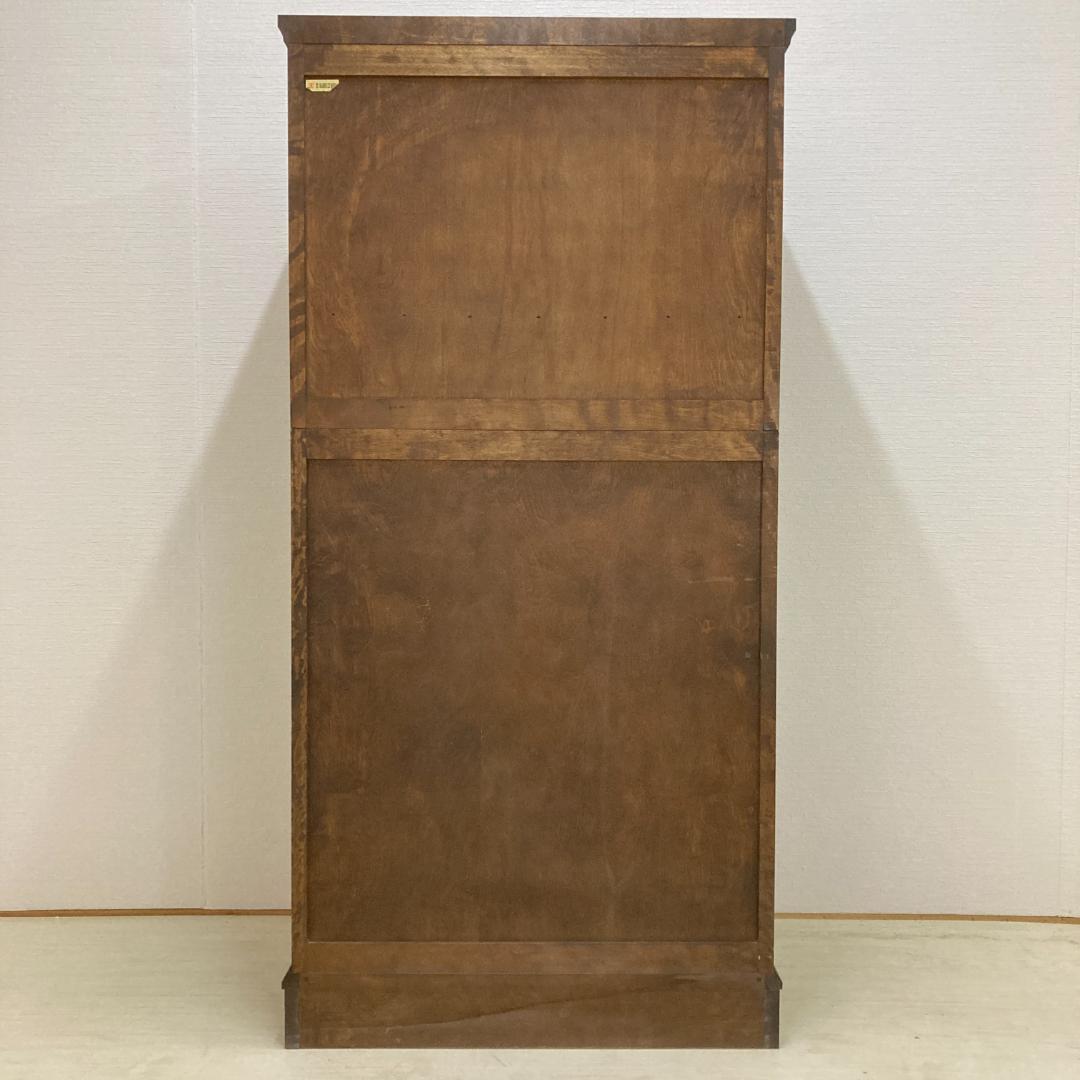 北海道民芸家具 7段チェスト 整理箪笥 ハイチェスト 収納家具　樺材