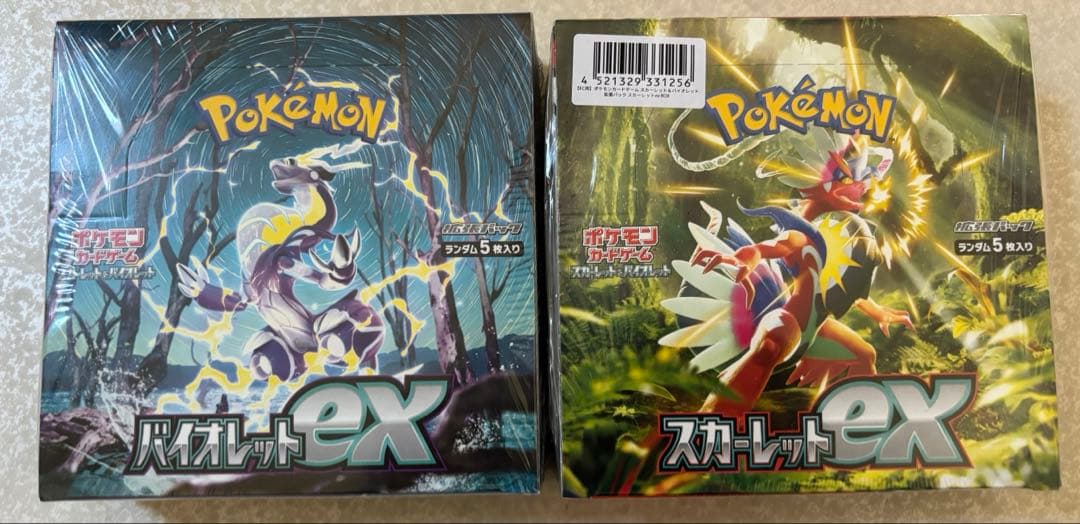 ポケカ BOX まとめ売り スカーレットex バイオレットex 古代への咆哮