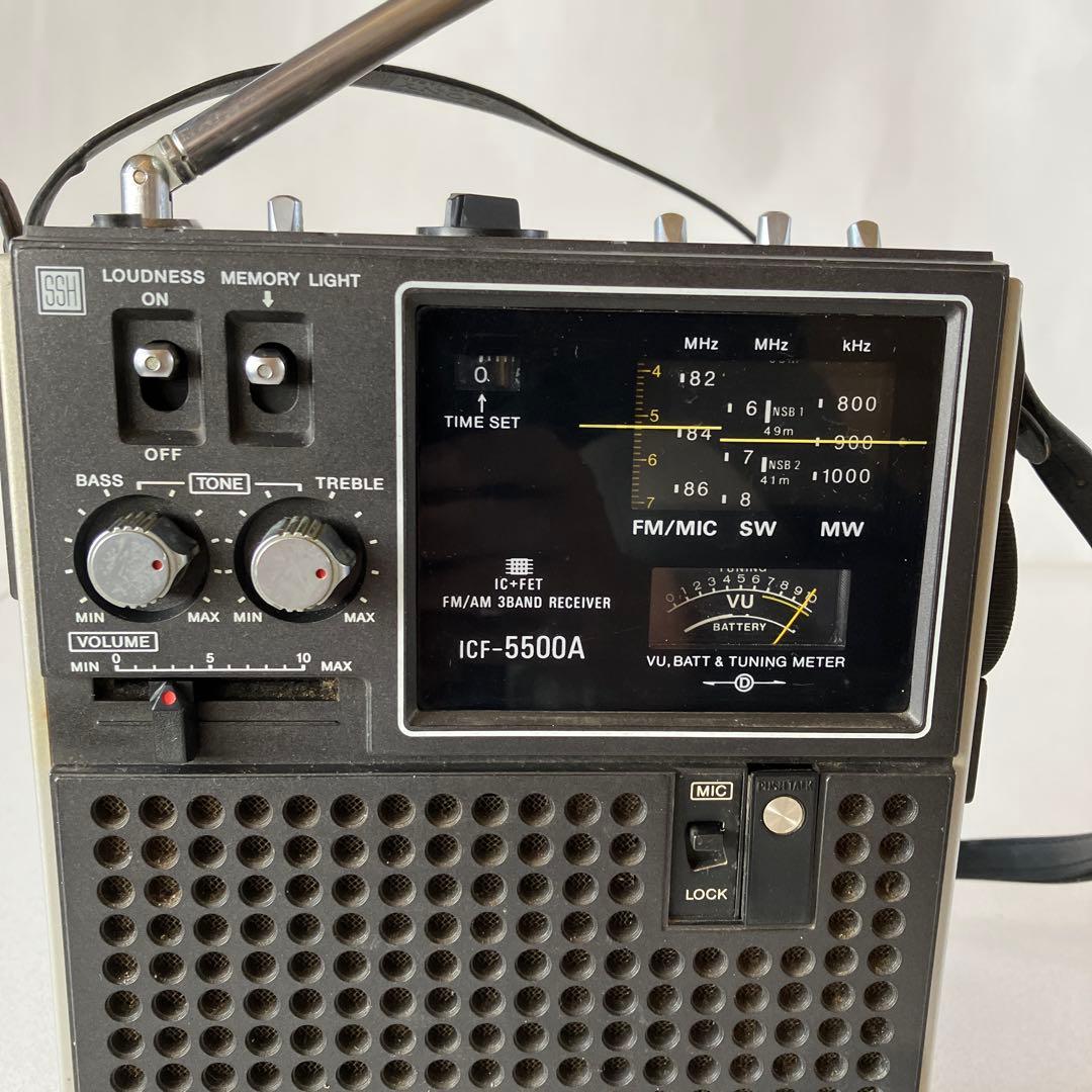 ソニーラジオ　ＩＣＦー５５００Ａ　　　　　完動品