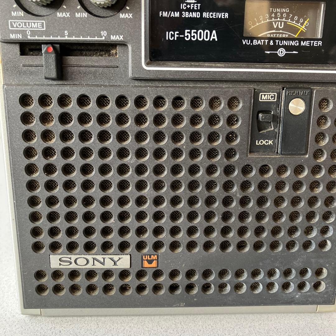 ソニーラジオ　ＩＣＦー５５００Ａ　　　　　完動品