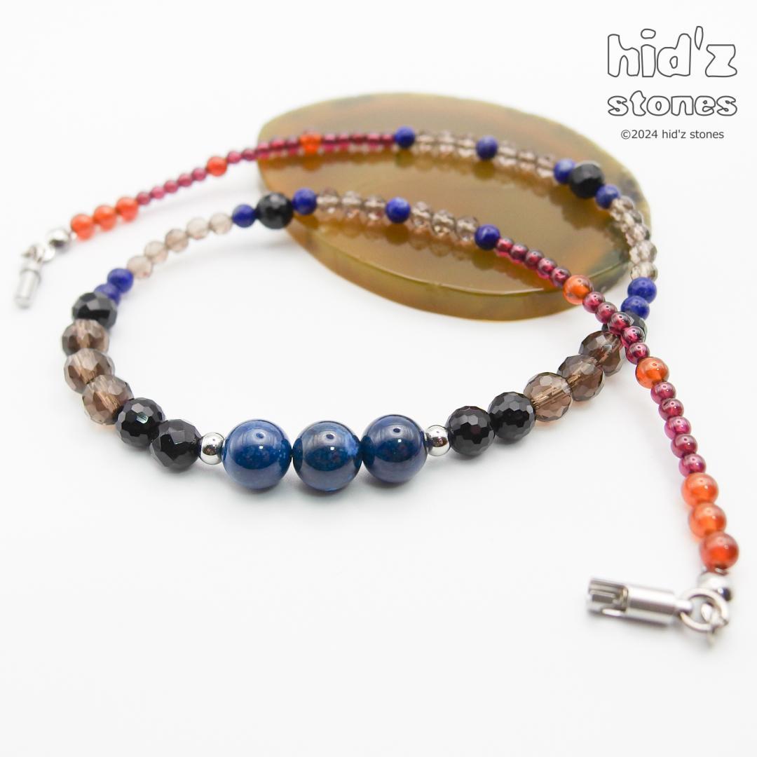 ◆一点もの天然石ネックレス:BySC-023