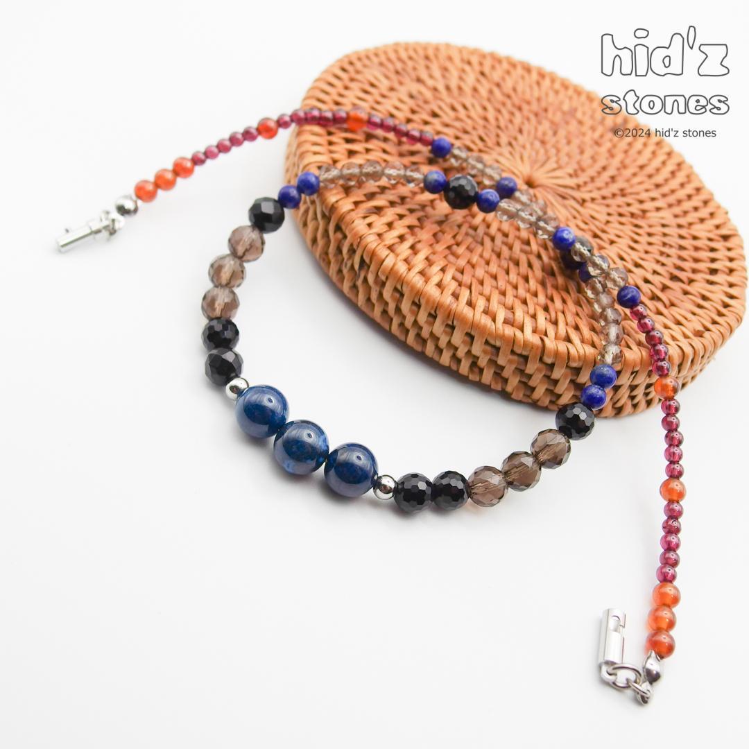 ◆一点もの天然石ネックレス:BySC-023