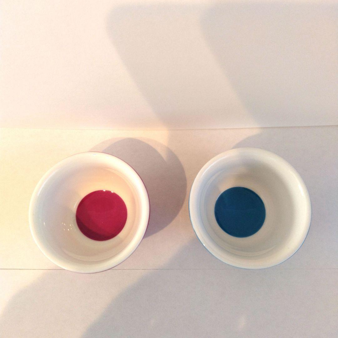 イッタラ オリゴ 50cc ボウル　レッド、ブルー 2個セット