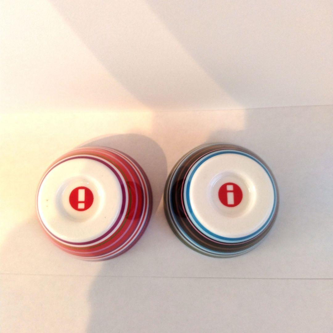 イッタラ オリゴ 50cc ボウル　レッド、ブルー 2個セット