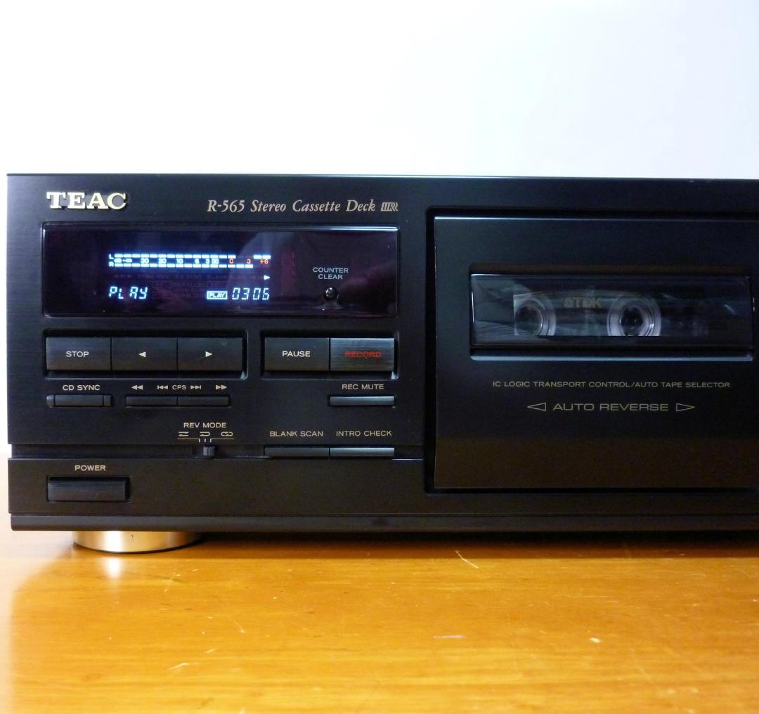 TEAC ティアック R-565 オートリバースカセットデッキ カセットプレーヤ