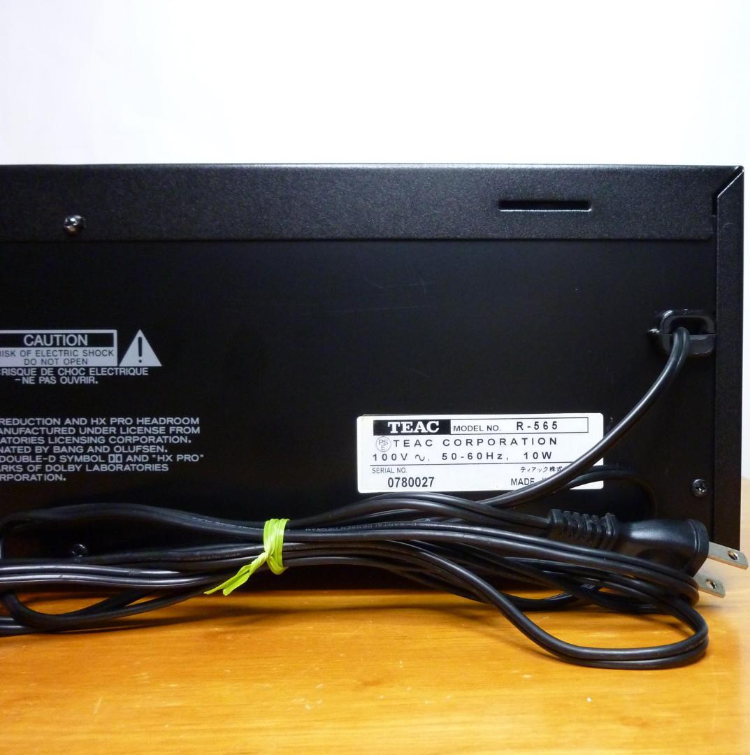 TEAC ティアック R-565 オートリバースカセットデッキ カセットプレーヤ