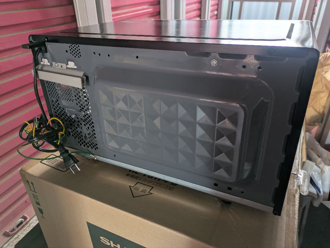 電子レンジ 単機能 17L フラット ブラック シャープ RE-TS174-B