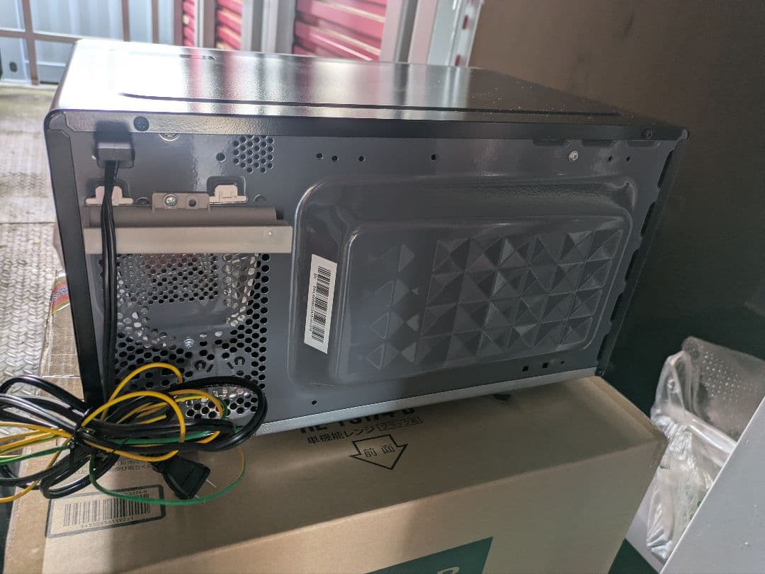 電子レンジ 単機能 17L フラット ブラック シャープ RE-TS174-B