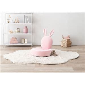 座椅子 ピンク (約)幅50cm 折りたたみ式