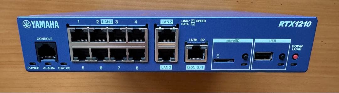 YAMAHA RTX1210 ルーター　中古品