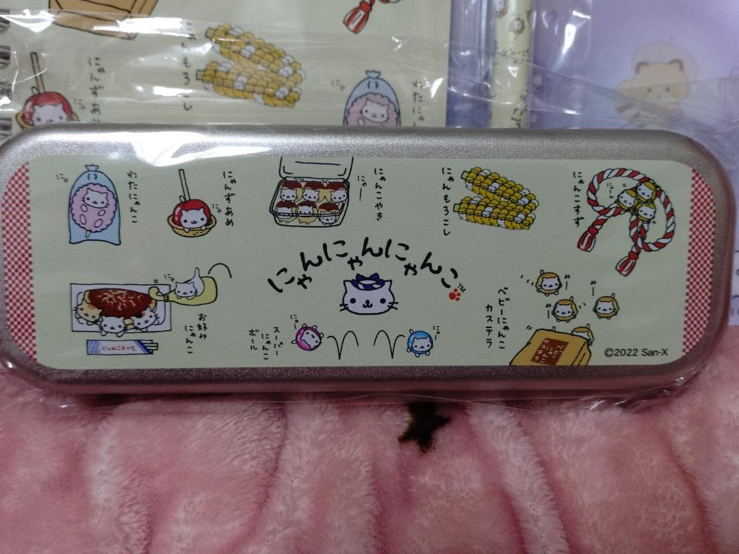 にゃんにゃんにゃんこ★90周年缶ペンケース・ボールペン・ノート・クリアファイル