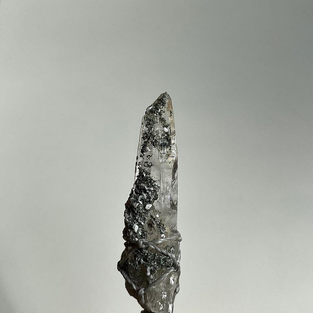 ヒマラヤ水晶 ガネッシュヒマール ＊ マクラメペンダント ネックレス 40