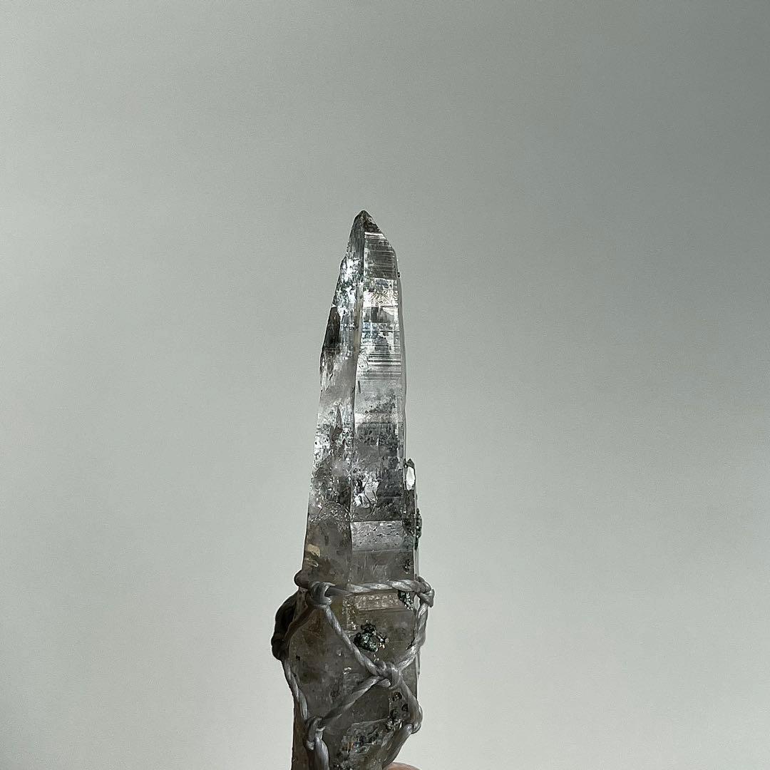 ヒマラヤ水晶 ガネッシュヒマール ＊ マクラメペンダント ネックレス 40