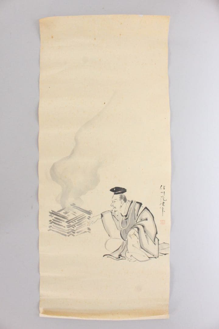 No5286古書画　まくり　48枚　古画　古書　日本画　中国画　古美術　送料無料