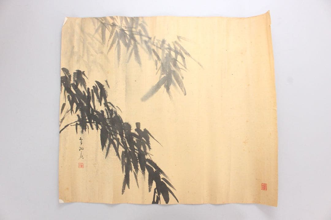 No5286古書画　まくり　48枚　古画　古書　日本画　中国画　古美術　送料無料