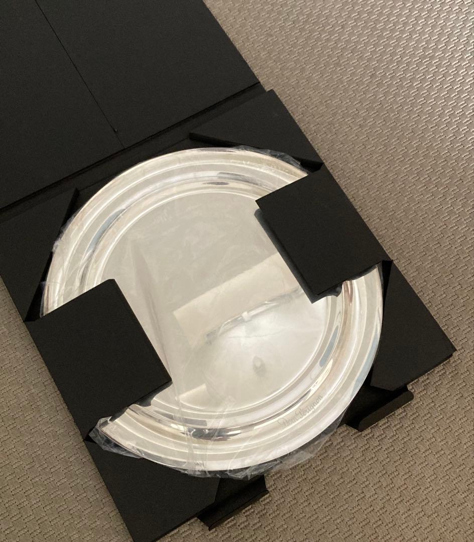 USED★ドンペリニヨン ステンレス製 大皿☆箱あり 刻印入り