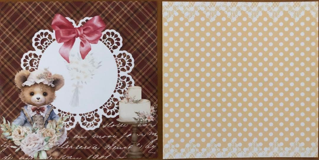 スクエアメモ・レトロベアー・完売です