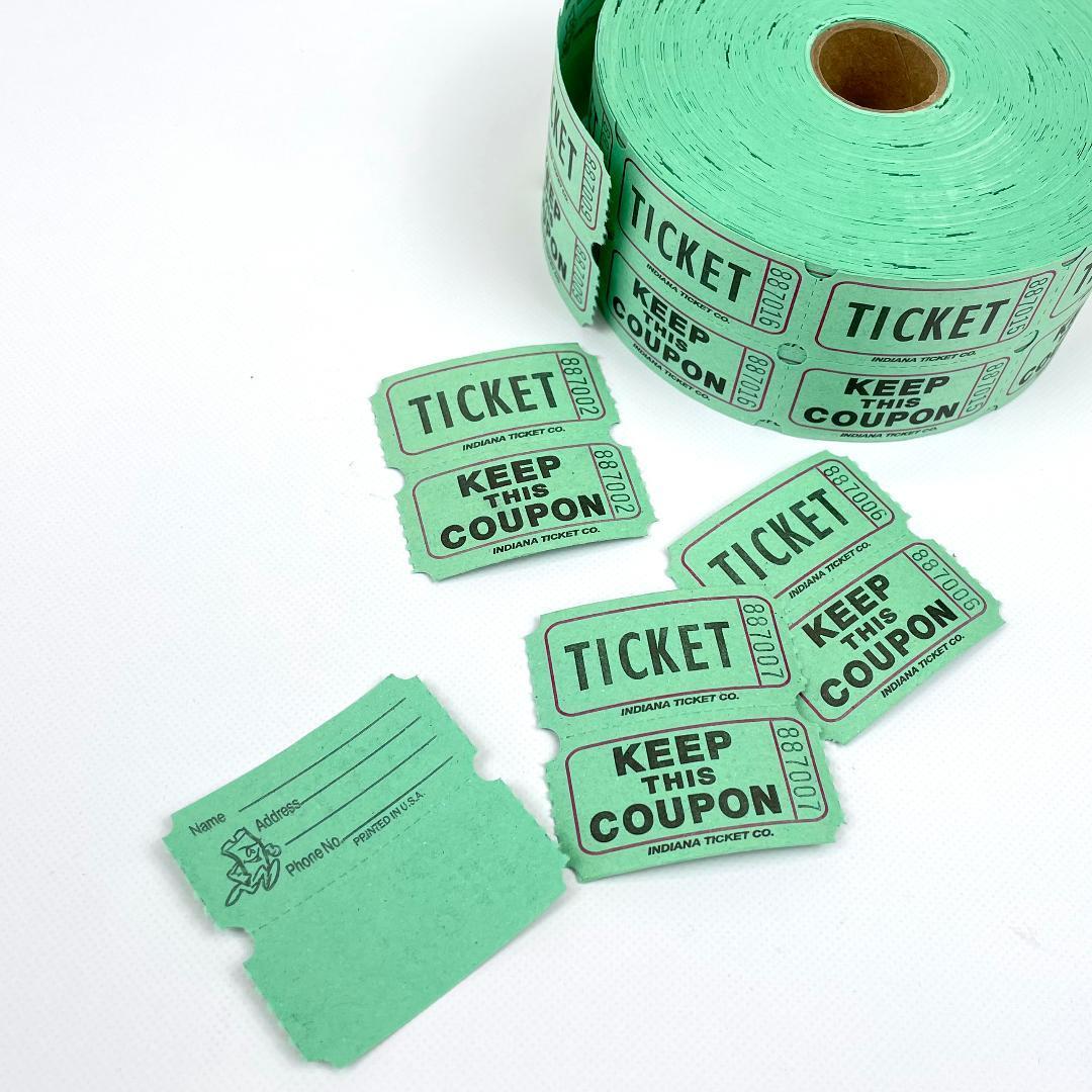 未使用品 ラッフルチケット Raffle Tickets 2000組B-0468