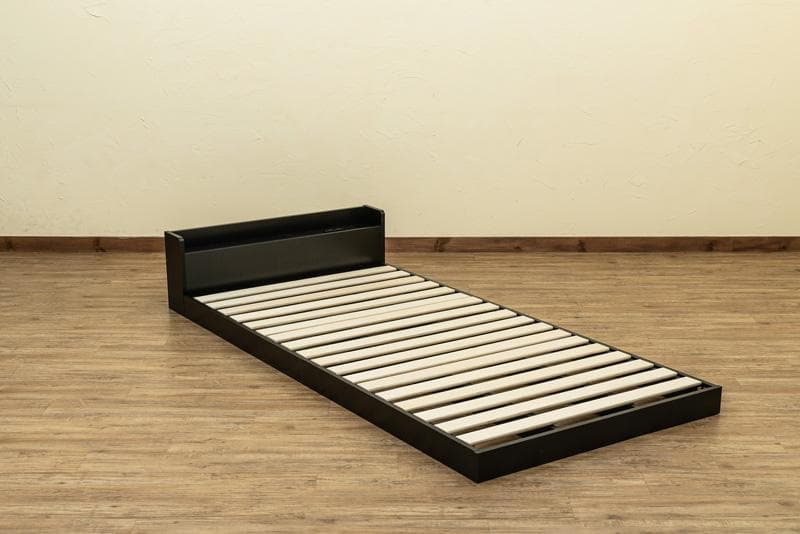 【新品・送料無料】NEW　Altaコンセント付きローベッド　BK/DBR/WH