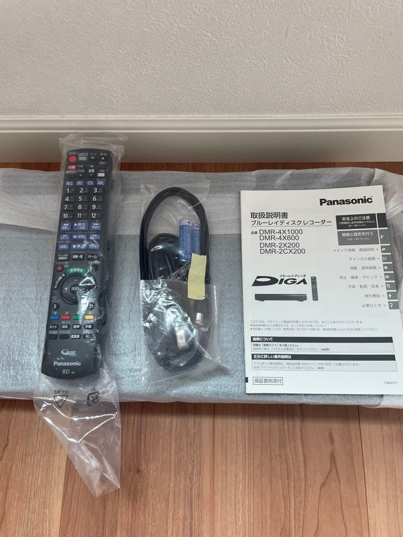 Panasonic DMR-4X600 ブルーレイレコーダー