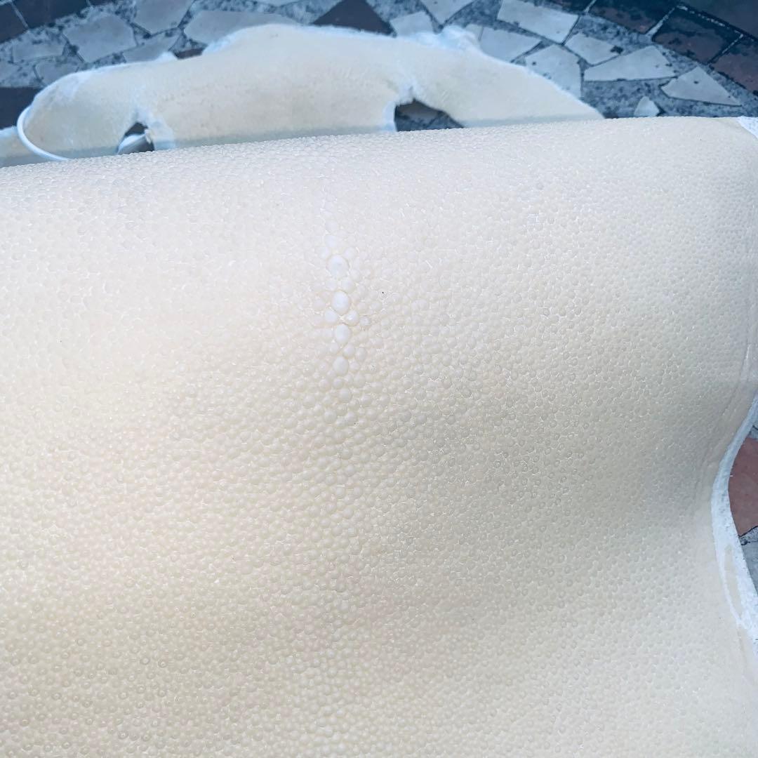 15) SA エイ革 鮫革 鮫皮 stingray ガルーシャ スティングレイ