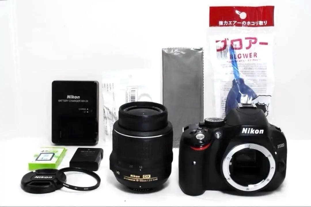 美品✨ Nikon D5100 一眼レフカメラ スマホ転送 18-55 VR
