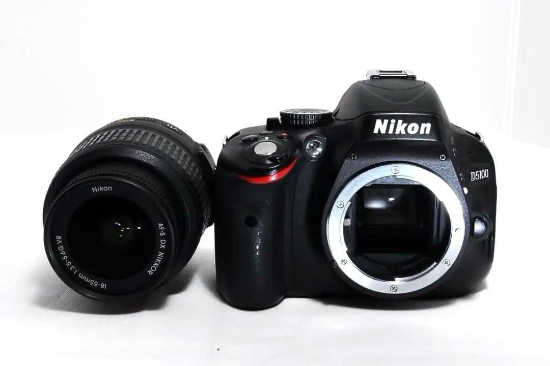 美品✨ Nikon D5100 一眼レフカメラ スマホ転送 18-55 VR