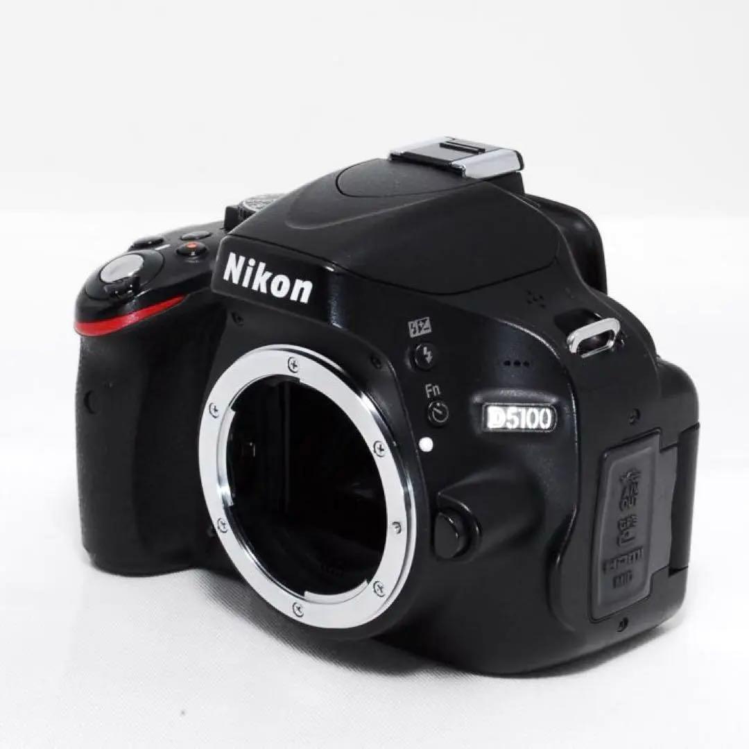美品✨ Nikon D5100 一眼レフカメラ スマホ転送 18-55 VR
