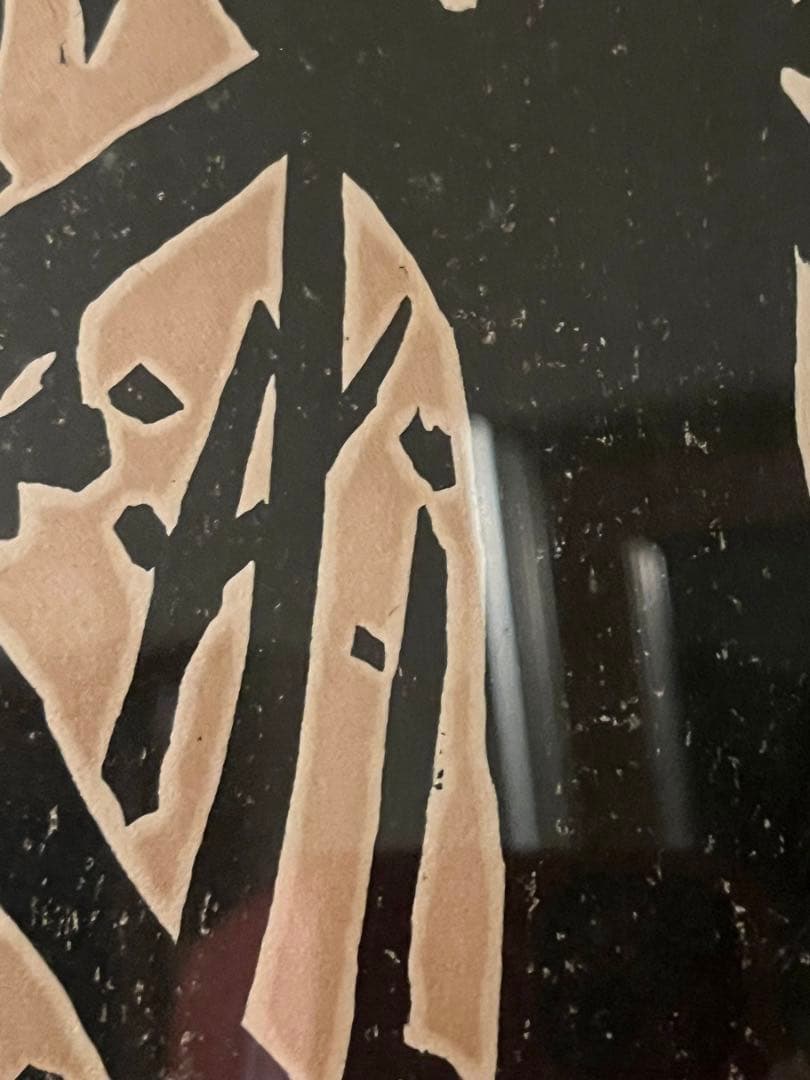 ヴィンテージ　版画　絵画　大きい絵　木立の絵　林の絵