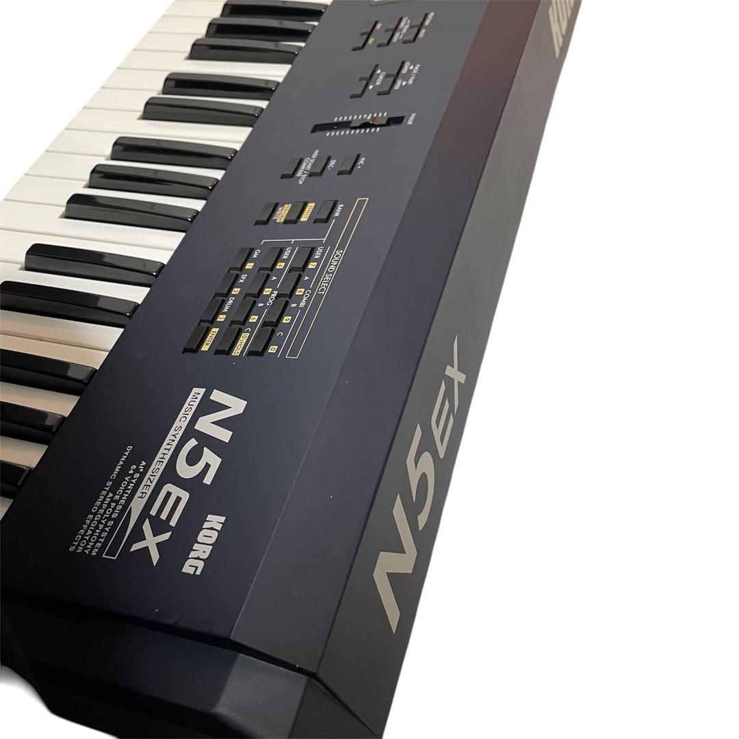 【希少】KORG N5EX シンセサイザー 電源アダプター付き　ペダル付き