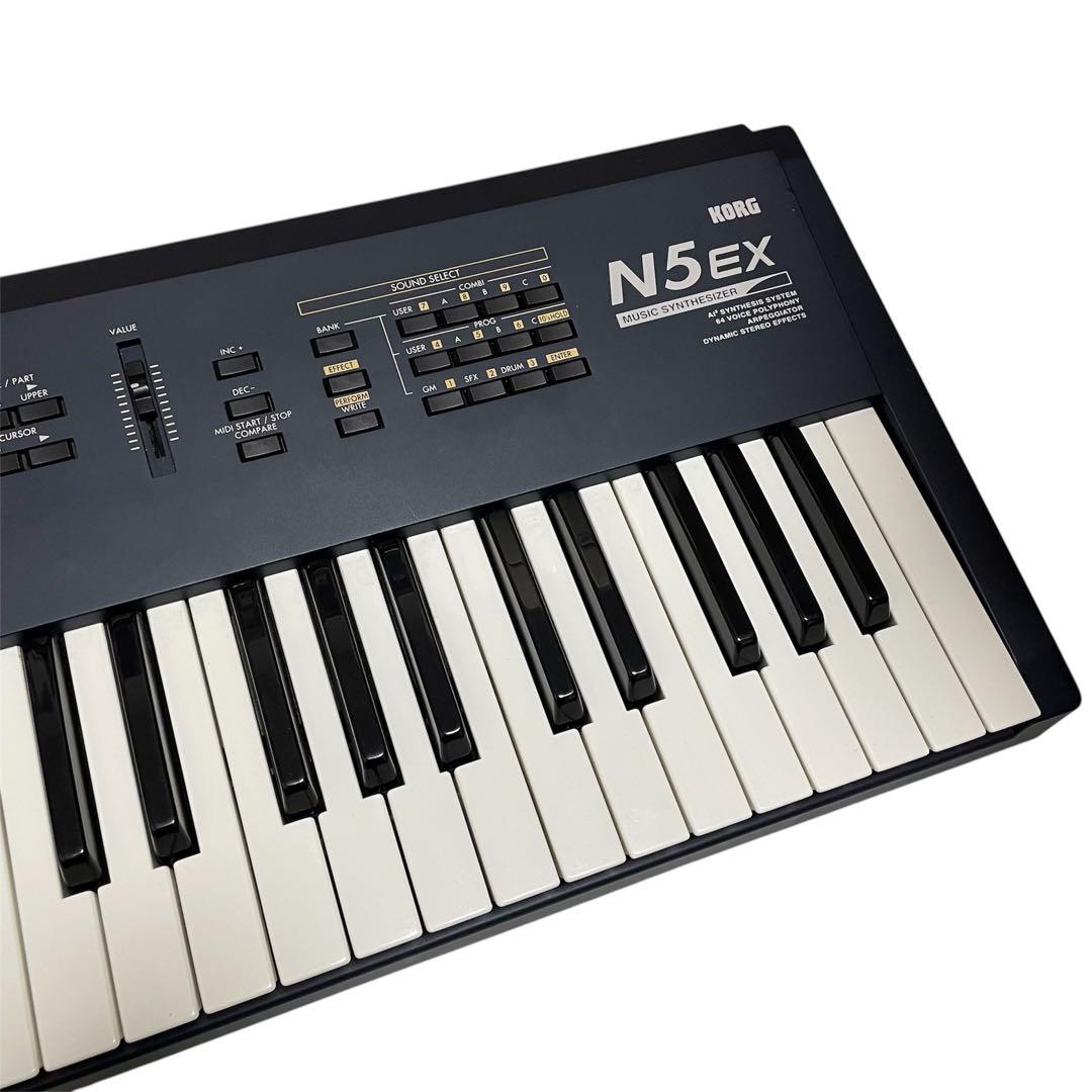 【希少】KORG N5EX シンセサイザー 電源アダプター付き　ペダル付き