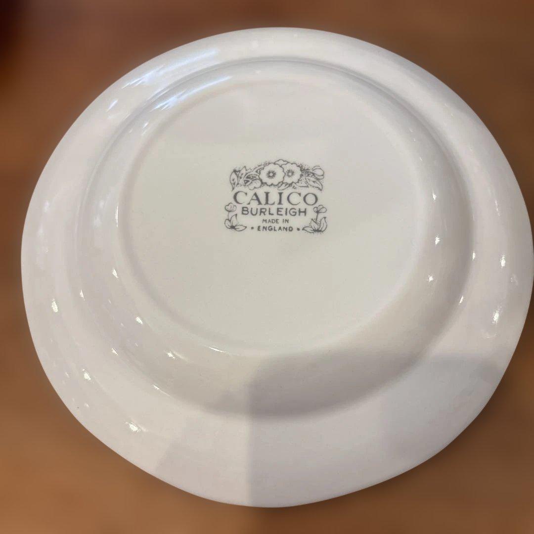 バーレイダブグレイキャリコプレート19cm 2枚組