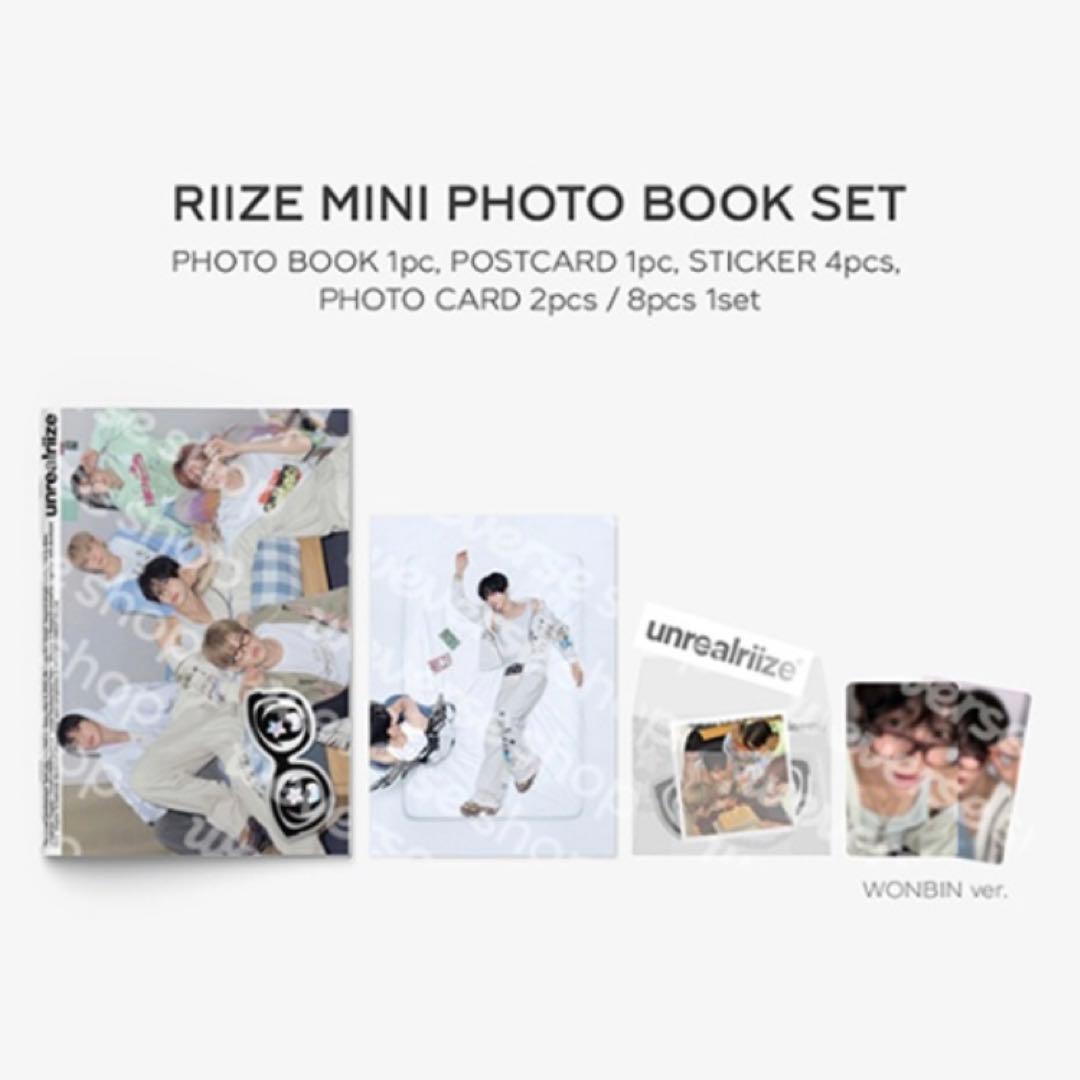 アイドル RIIZE MINI PHOTO BOOK SET WONBIN ver.