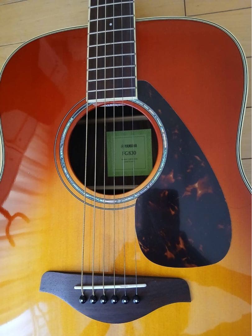 YAMAHA FG830 AB(オータムバースト) 純正ケース、保証書付き