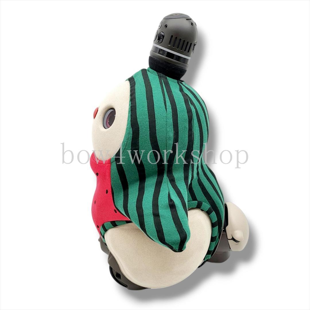 ラボット服／ハンドメイド 　スイカ柄ボディースーツ（レッド）