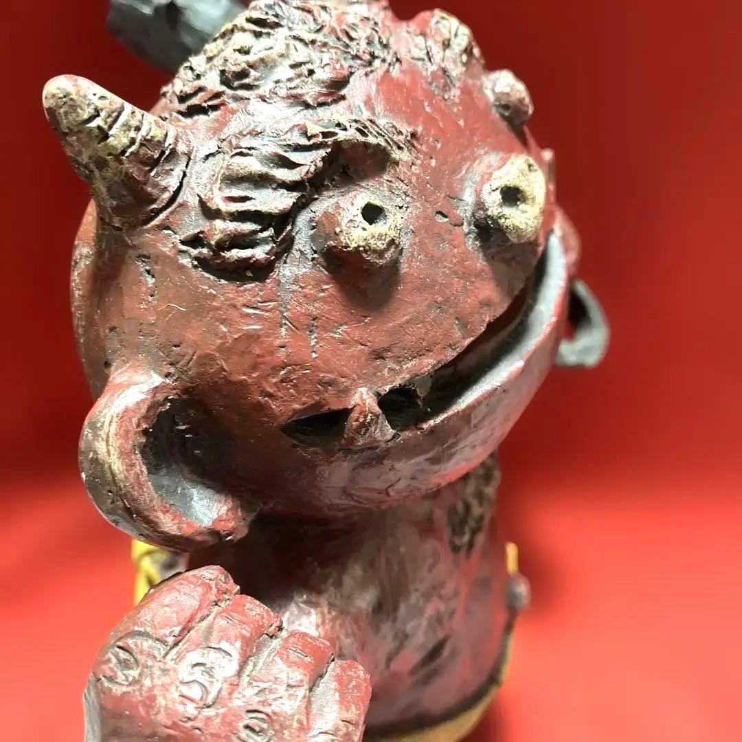 インテリア　飾り物　赤鬼