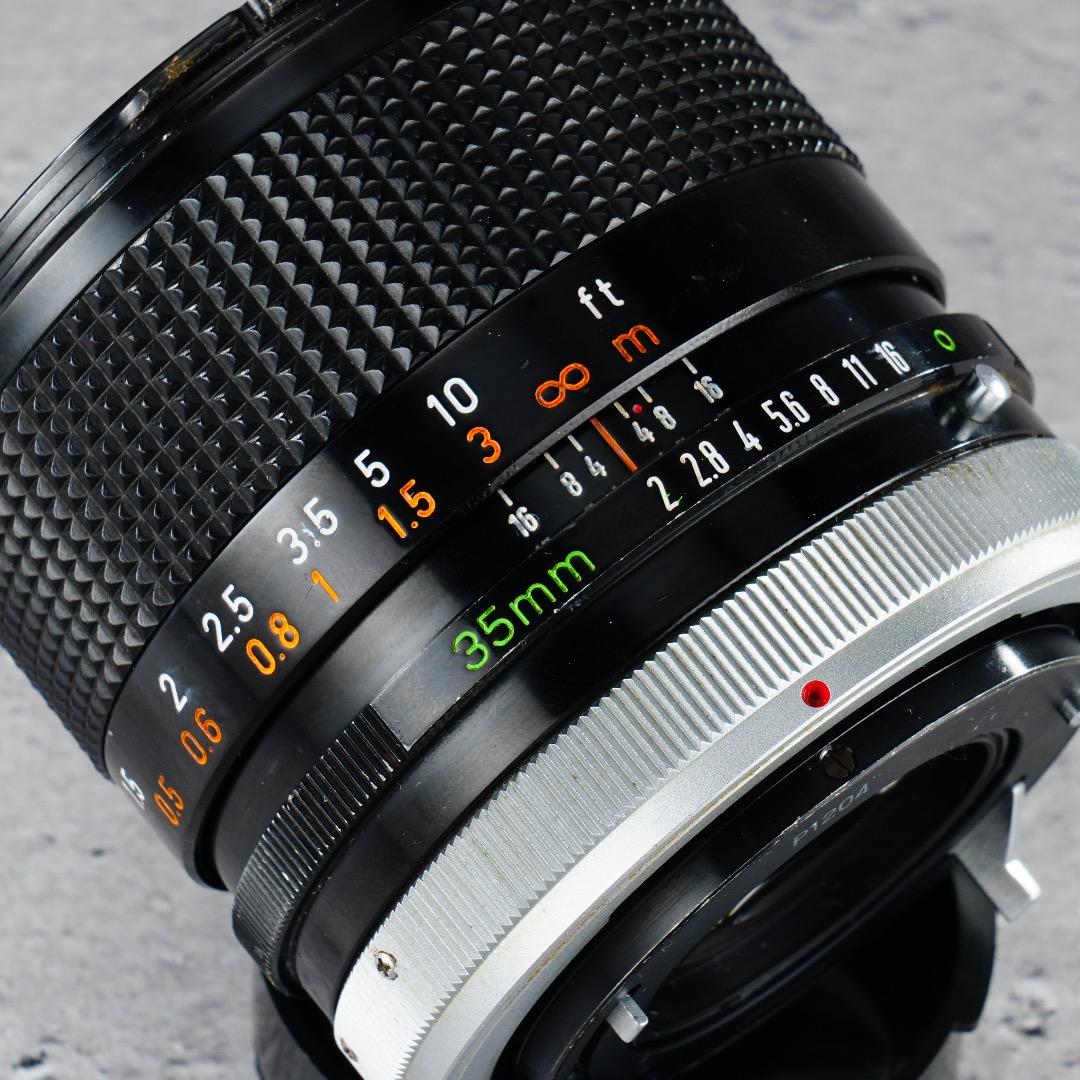希少 Canon FD 35mm F2 SSC 凹 ○マーク 美品 085