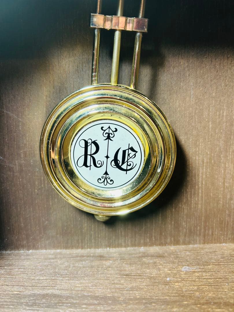 【昭和レトロ】CITIZEN 振り子付きアナログ時計 動作確認済 完動品