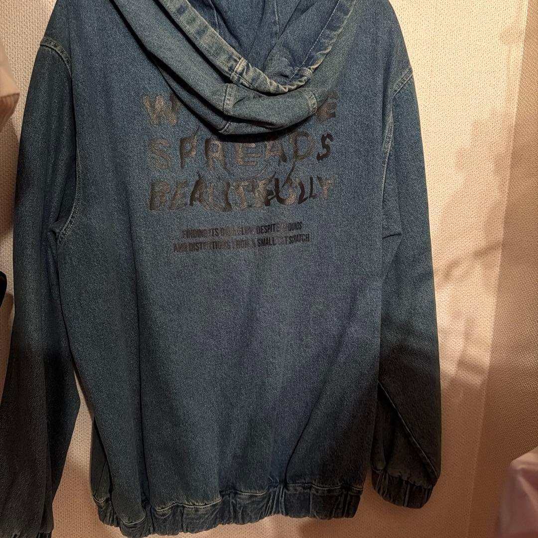 ジミン　フーディー　デニムフーディー