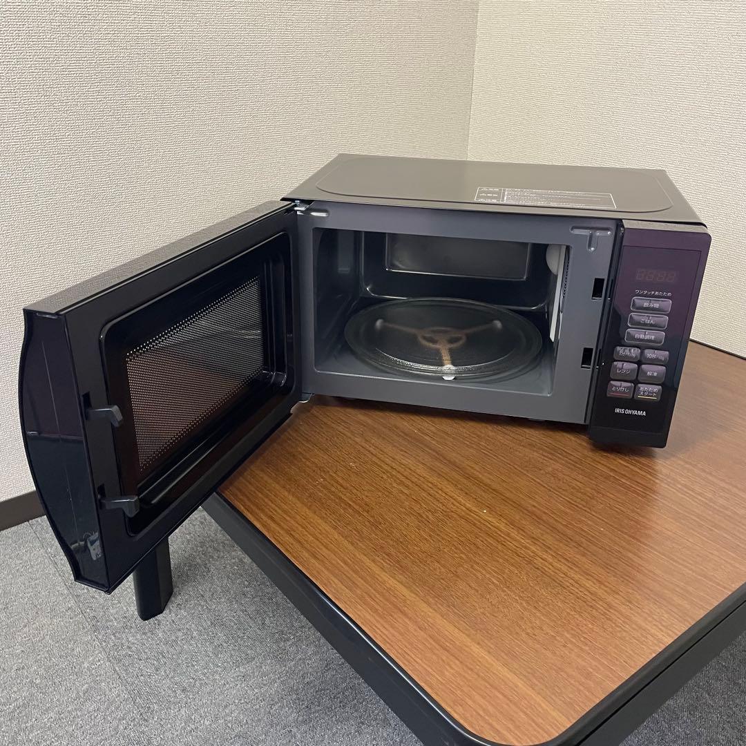【美品】アイリスオーヤマ　電子レンジPMB-T178-B 2024年製