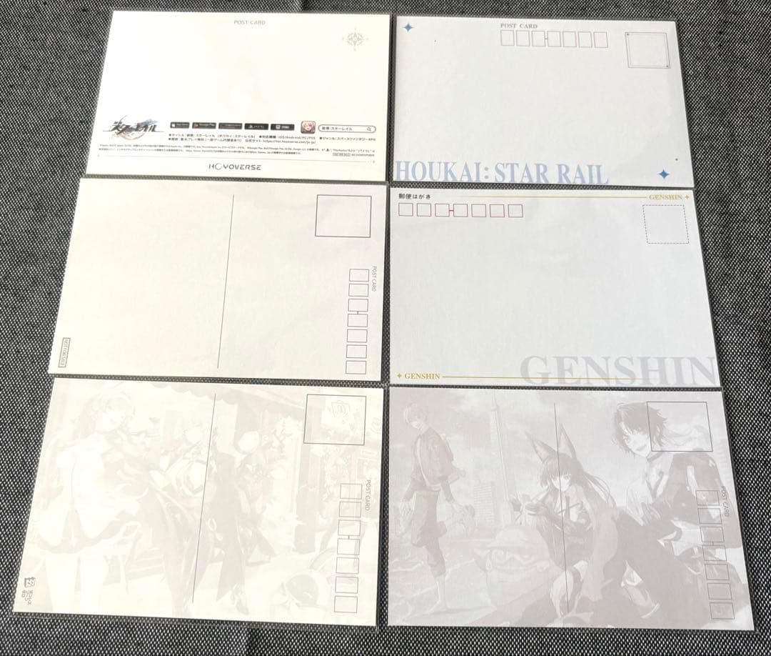 スターレイル スタレ 原神 ゼンゼロ スタレ 福岡 ポストカード ポップアップ
