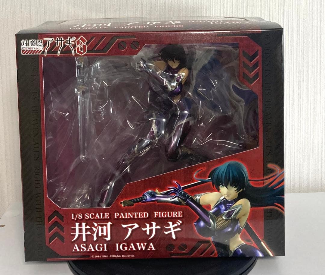 【匿名配送】マイルストン 対魔忍アサギ3 井河アサギ 1/8 フィギュア　未開封