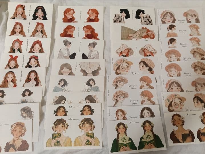 【韓国作家】コラージュ素材 まとめ売り