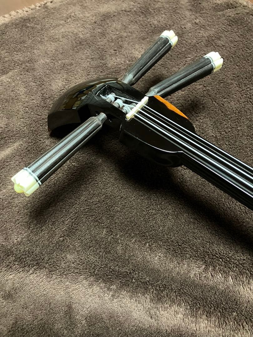 沖縄三線高級八重山黒木ウズラ➖家宝級与那城型本皮一枚張りスンチ塗り期間限定出品