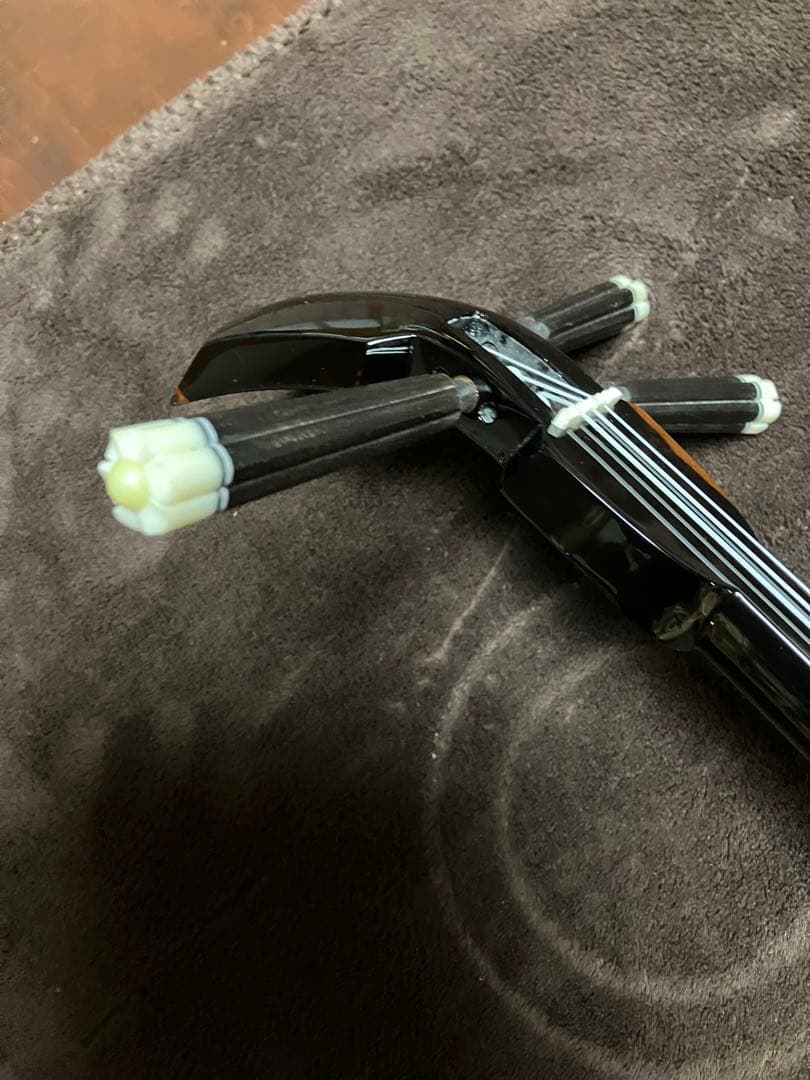 沖縄三線高級八重山黒木ウズラ➖家宝級与那城型本皮一枚張りスンチ塗り期間限定出品