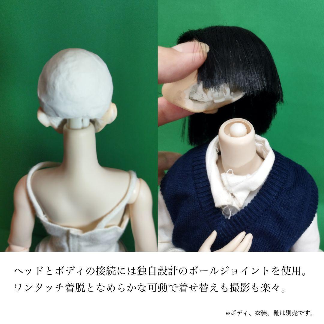 No.02 1/3オビツボディ対応創作ヘッド