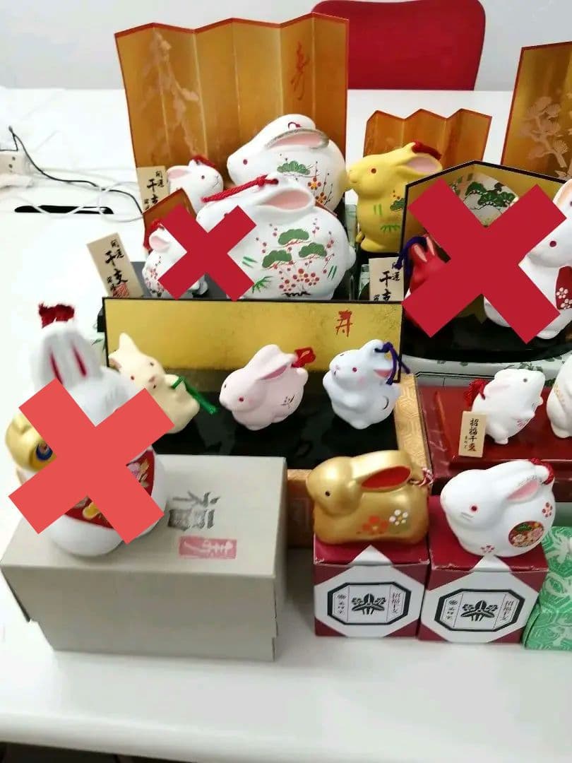 土鈴　干支/十二支（卯/う/うさぎ ）19セット　置物